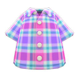 Madras plaid shirt's Pink variant