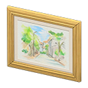 Mom's Art (Street with Trees) NH Icon.png