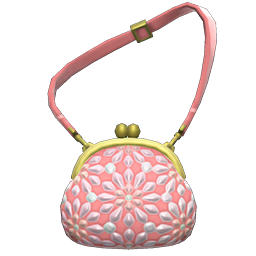 Beaded Clasp Purse (Pink) NH Icon.png