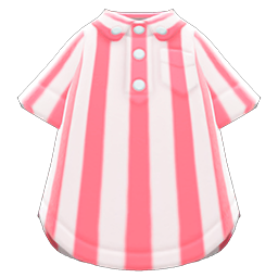 Vertical-Stripes Shirt (Pink) NH Icon.png