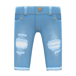 Worn-out jeans (New Horizons) - Animal Crossing Wiki - Nookipedia