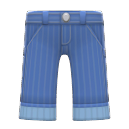 Hickory-Stripe Pants (Blue) NH Icon.png