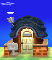 Exterior of Curlos's house in Animal Crossing: New Leaf
