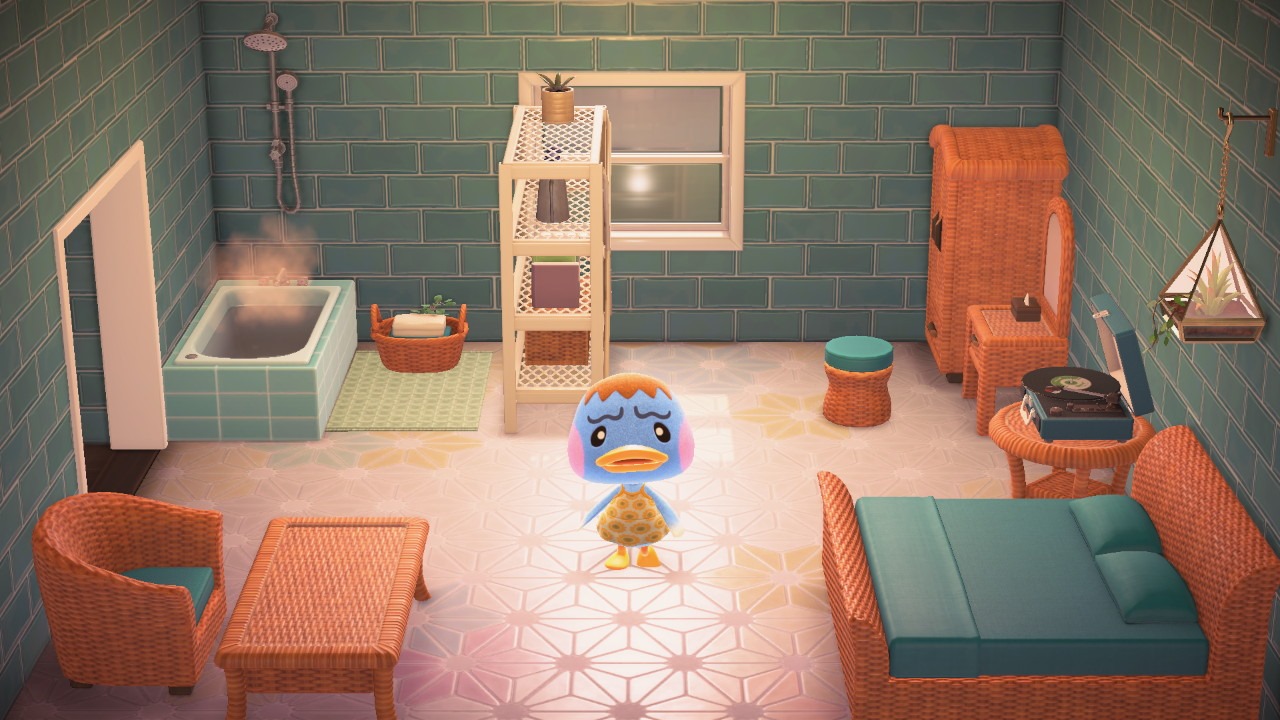Interior of Pate's house in Animal Crossing: New Horizons