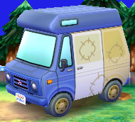 Exterior of Wendell's RV in Animal Crossing: New Leaf