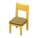Simple Chair (Yellow - Brown) NH Icon.png