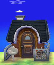 Exterior of Lionel's house in Animal Crossing: New Leaf