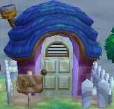 Exterior of Yuka's house in Animal Crossing: New Leaf