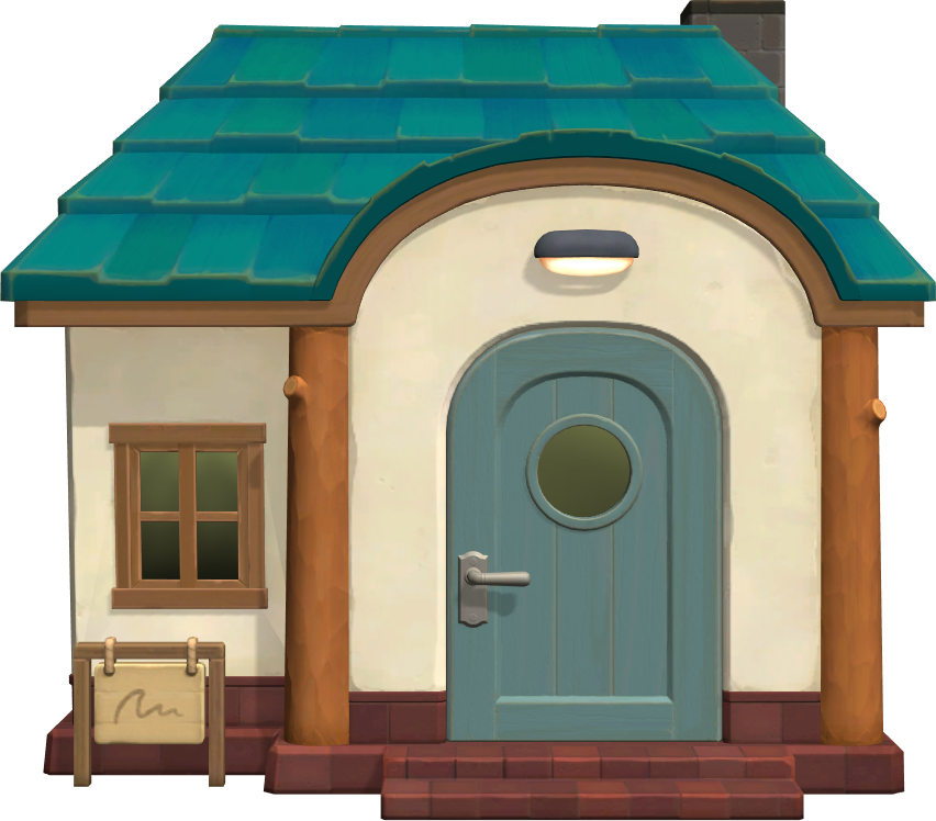 Exterior of Scoot's house in Animal Crossing: New Horizons