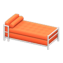 Cool Bed (White - Orange) NH Icon.png