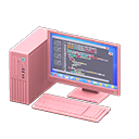 Desktop Computer (Pink - Programming) NH Icon.png