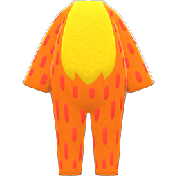 disfraz de animal (Naranja)