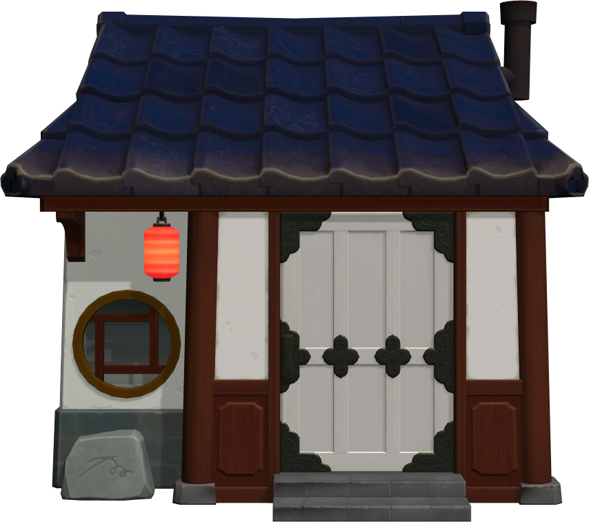 Exterior of Chester's house in Animal Crossing: New Horizons