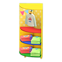 Corner Clothing Rack (Colorful - Kids' Clothes) NH Icon.png