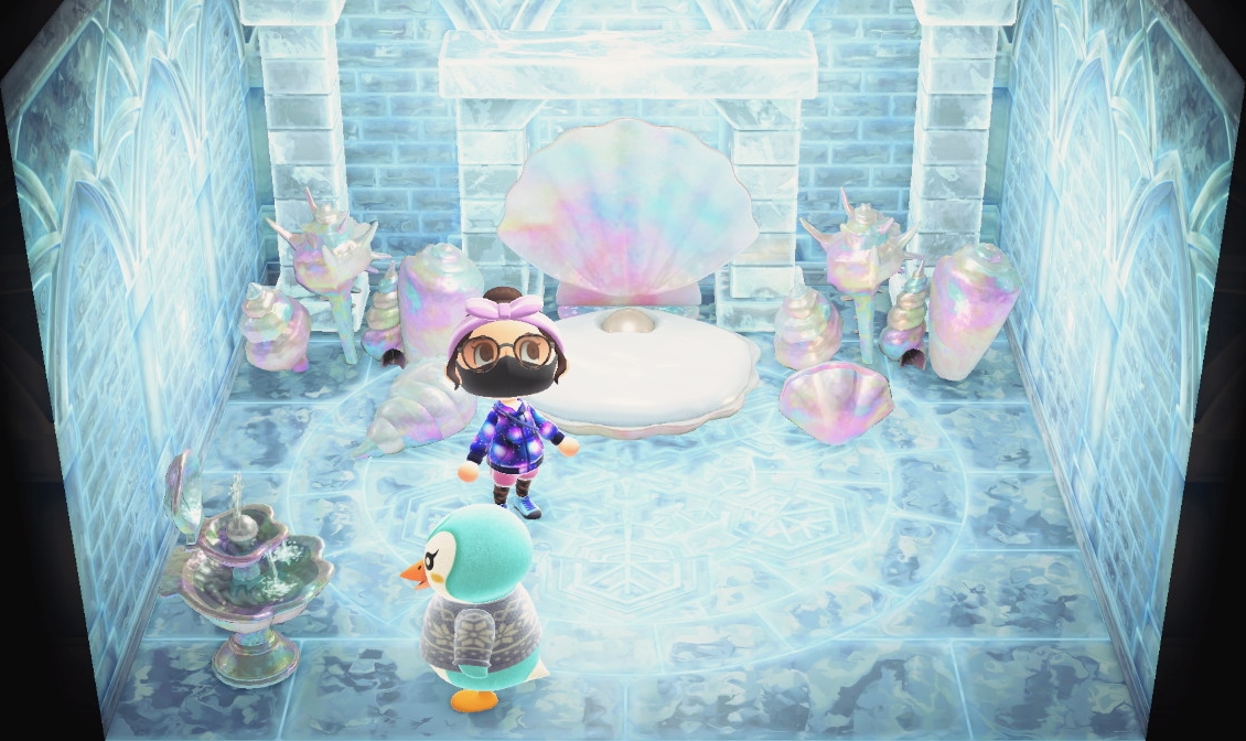 Interior of Sprinkle's house in Animal Crossing: New Horizons