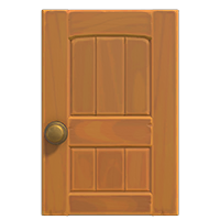 Maple Wooden Door (Rectangular) NH Icon.png