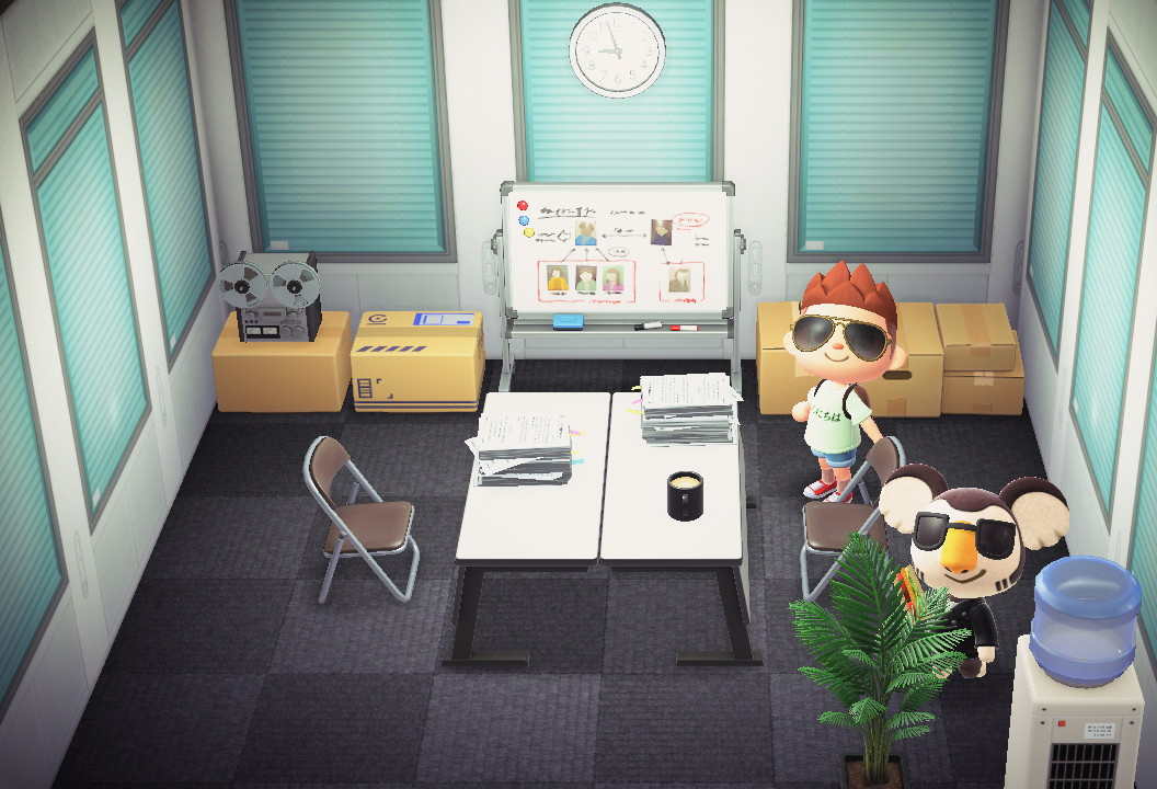 Interior of Eugene's house in Animal Crossing: New Horizons