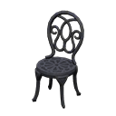 Iron Garden Chair's Black variant