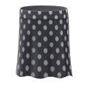 Long polka skirt