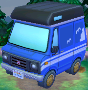 Exterior of Gulliver's RV in Animal Crossing: New Leaf