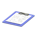 Clipboard (Blue - Memo) NH Icon.png