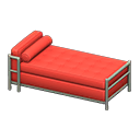 Cool Bed (Silver - Red) NH Icon.png