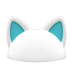 Flashy Pointy-Ear Animal Hat (White) NH Icon.png