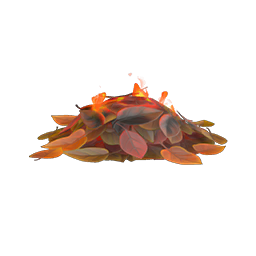 leaf campfire