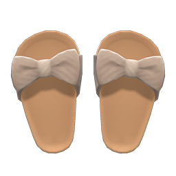 Ribbon Sandals (Beige) NH Icon.png