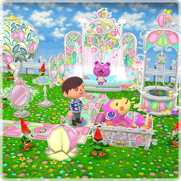 StainedGlass Garden (Pastel) Set Animal Crossing Wiki Nookipedia