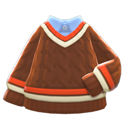 Tennis Sweater (Brown) NH Icon.png