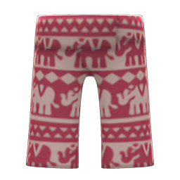 Elephant-Print Pants