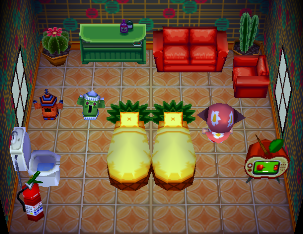 Carmen's house interior in Animal Crossing