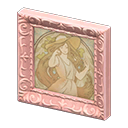 Fancy Frame (Pink - Faded Portrait) NH Icon.png