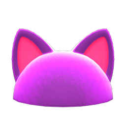 Flashy Pointy-Ear Animal Hat (Purple) NH Icon.png