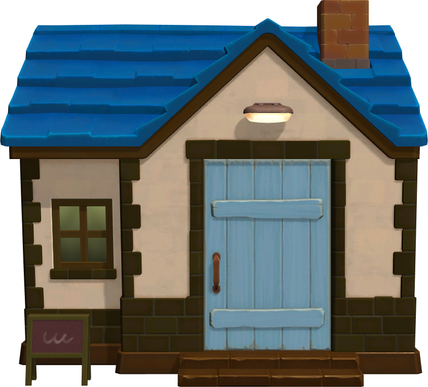 Exterior of Hugh's house in Animal Crossing: New Horizons