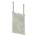 Vertical Split Curtains (White - Plain) NH Icon.png