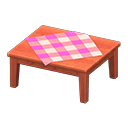 Wooden Table (Cherry Wood - Pink) NH Icon.png