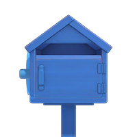 Blue Wooden Mailbox NH Icon.png