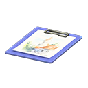 Clipboard (Blue - Sketch) NH Icon.png