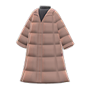Long Down Coat (Beige) NH Storage Icon.png