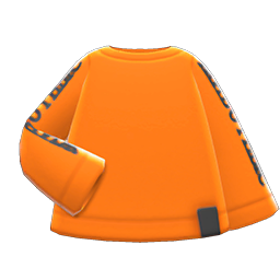 Printed-Sleeve Sweater (Orange) NH Icon.png