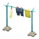 Clothesline Pole (Blue - Carrot) NH Icon.png