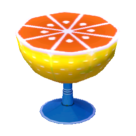 grapefruit table