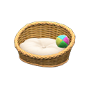 Pet Bed (Natural - White) NH Icon.png