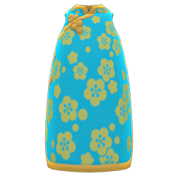 Sleeveless Silk Dress (Light Blue) NH Icon.png