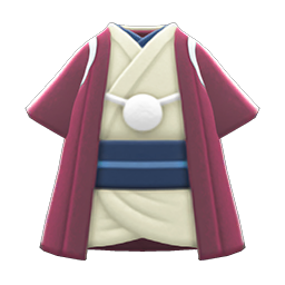 Edo-Period Merchant Outfit (Fuchsia) NH Icon.png