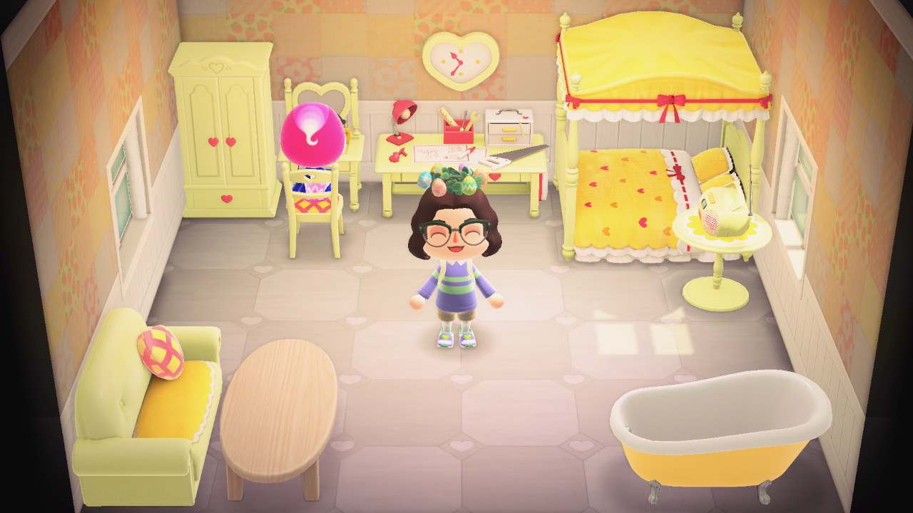 Interior of Midge's house in Animal Crossing: New Horizons