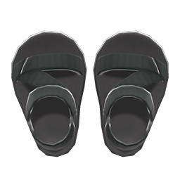 Outdoor Sandals (Black) NH Icon.png