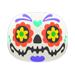 Candy-Skull Mask (Orange) NH Icon.png